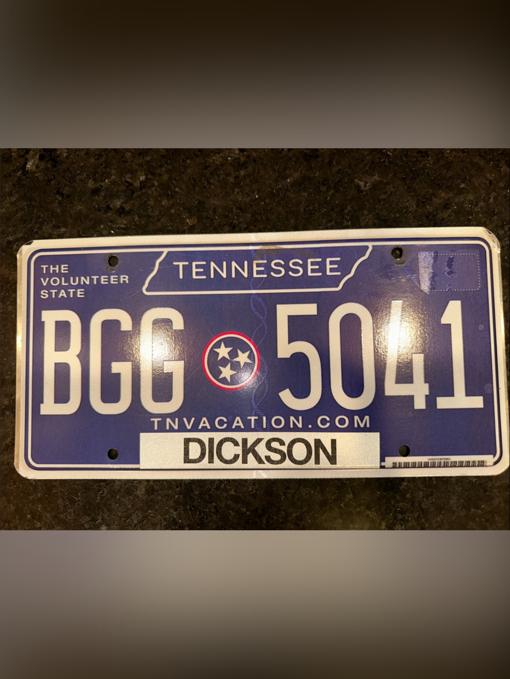 Tennessee- License Plate